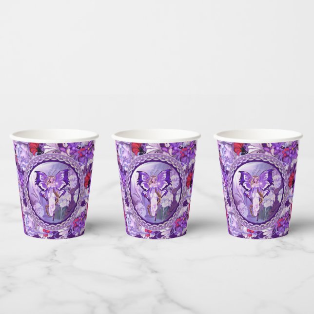 Gobelets En Papier Purple Sun Fairy (Multi)