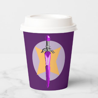 Gobelets En Papier Purple Sword Birthday Paper cup