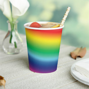 Gobelets En Papier Rainbow orteils lgbt lgbtq motif