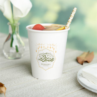 Gobelets En Papier  Ramadan Kareem Paper Cup