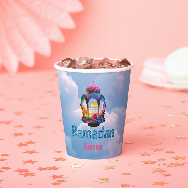 Gobelets En Papier Ramadan Tasse en papier (Insitu)