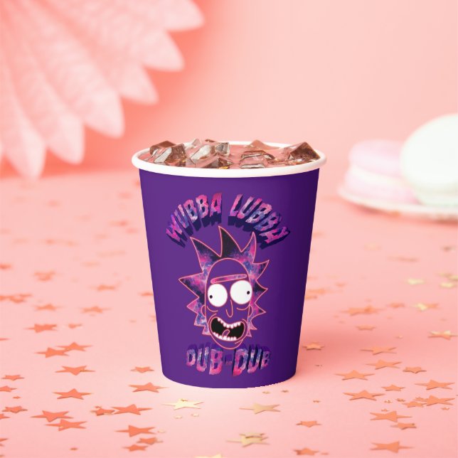 Gobelets En Papier RICK ET MORTY™ | Dub-Dub Lubba Wubba (Insitu)