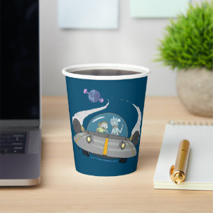 Gobelets En Papier RICK ET MORTY™ Vol En Navire Spatial