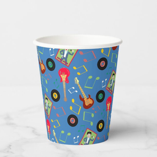 Gobelets En Papier Rock Star Boys Band Anniversaire (Recto)