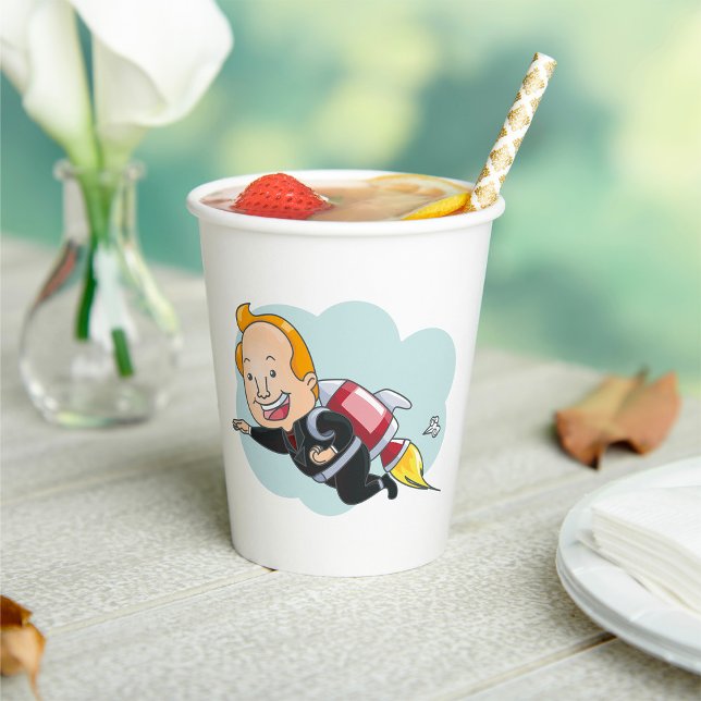 Gobelets En Papier Rocket Man (Créateur téléchargé)