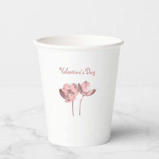 Gobelets En Papier Romance Botanique – Couple Floral Adorable