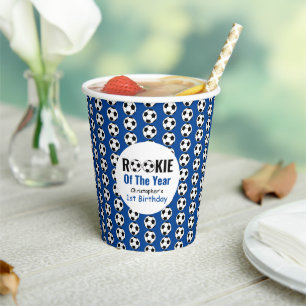Gobelets En Papier Rookie Soccer 1er anniversaire