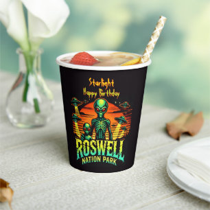 Gobelets En Papier Roswell Park : Où les OVNI flottent !
