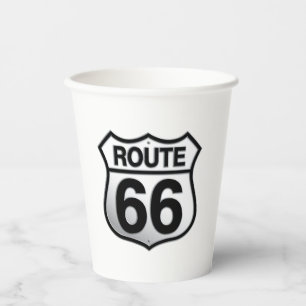 Gobelets En Papier Route 66 Tasse en papier
