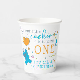 Gobelets En Papier Rue Sésame | Cookie Monster 1er anniversaire