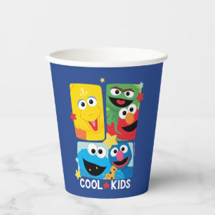 Gobelets En Papier Rue Sésame Enfants Cool
