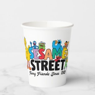 Gobelets En Papier Rue Sésame   Furry Friends depuis 1969