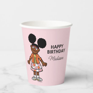 Gobelets En Papier Rue Sésame   Gabrielle Joyeux anniversaire