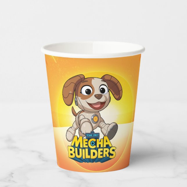 Gobelets En Papier Rue Sésame | Méca Builders Tango En Action (Gauche)