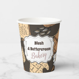 Gobelets En Papier Rustic Baking Business