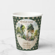 Gobelets En Papier Rustic Woodland Adventure Attend Boy Baby shower