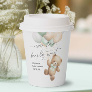 Gobelets En Papier Sage Green Bearly wait Neutral Douche