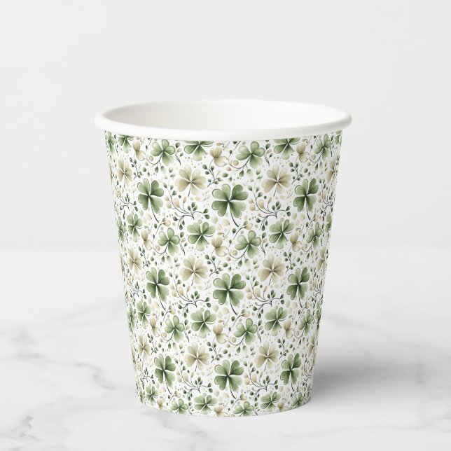 Gobelets En Papier Saint Patrick's Day (Recto)