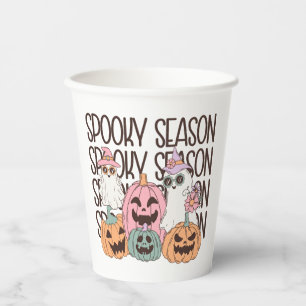 Gobelets En Papier Saison Éffrayante d'Halloween