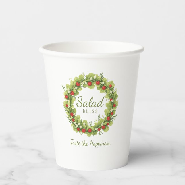 Gobelets En Papier Salade Bliss (Recto)