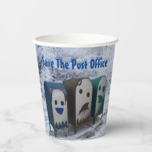 Gobelets En Papier Sauver le service postal