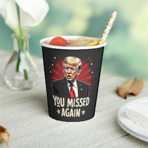 Gobelets En Papier Sauvez les animaux de compagnie Trump Election