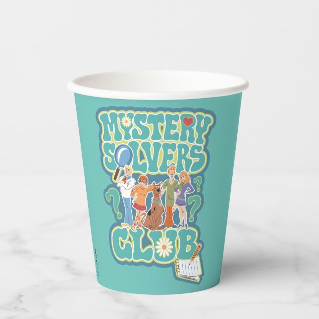 Gobelets En Papier Scooby-Doo & Gang "Mystery Solvers Club" (Recto)