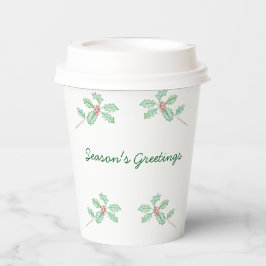 Gobelets En Papier Season's Greetings  Paper Cup