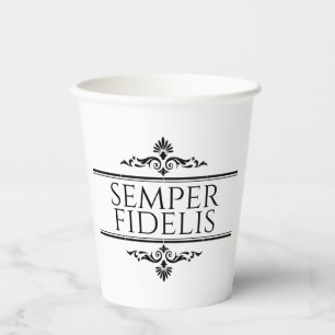 Gobelets En Papier Semper Fidelis