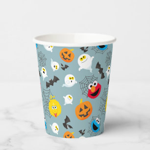 Gobelets En Papier Sesame Street Cute Motif Halloween