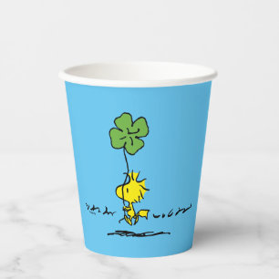 Gobelets En Papier Shamrock de transport de bois