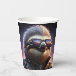 Gobelets En Papier Sloth Cyberpunk