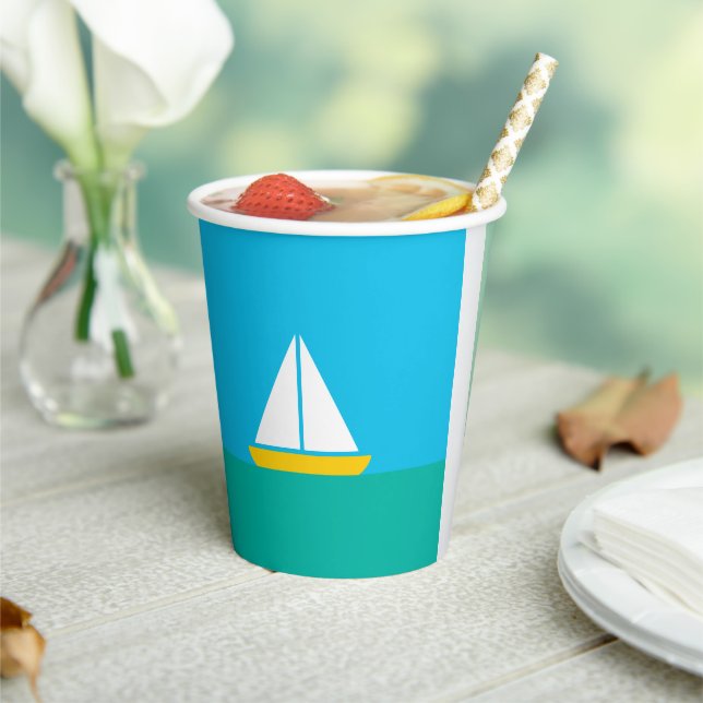 Gobelets En Papier Smooth Sailin Paper Party Cup (Insitu)