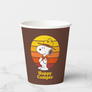 Gobelets En Papier Snoopy Scout Beagle - Happy Camper