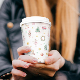Gobelets En Papier Soft Pink Nutcracker fête d'anniversaire
