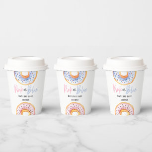 Gobelets En Papier Soirée baby shower beigne rose ou bleu