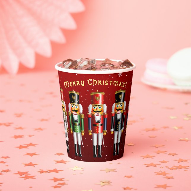 Gobelets En Papier Soldats du jouet Nutty Nutcracker (Insitu)