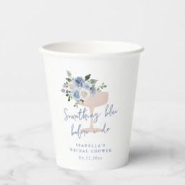 Gobelets En Papier Something Blue avant le bridal shower