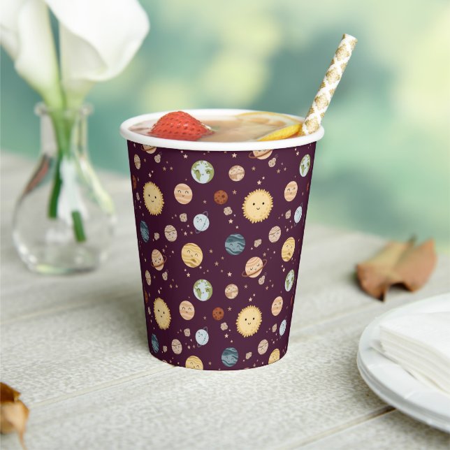 Gobelets En Papier Space Adventure Playful Kids Birthday Party (Insitu)