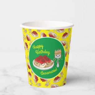 Gobelets En Papier Spaghetti Anniversaire de enfant Party Meatballs