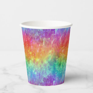Gobelets En Papier spellcaster - vif arc-en-ciel prism ombre :