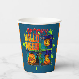 Gobelets En Papier Spooky Halloween
