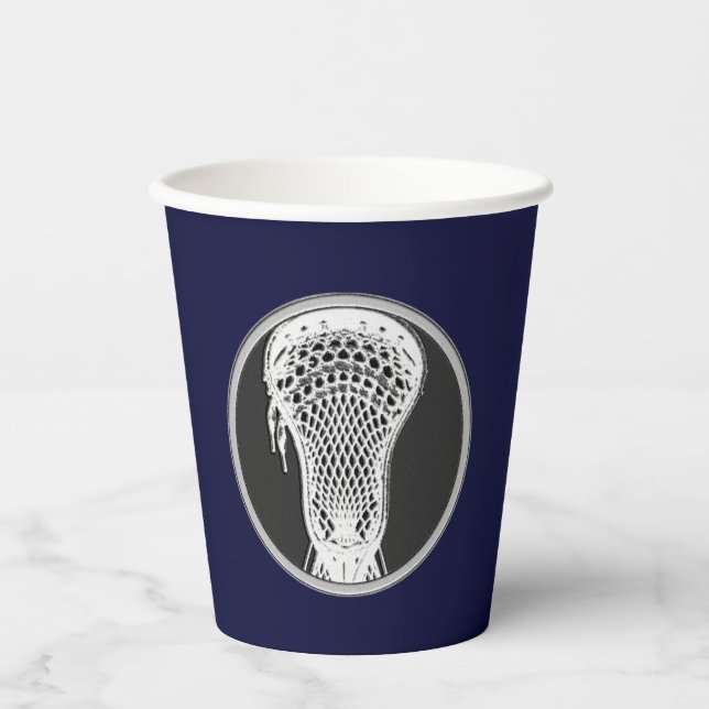 Gobelets En Papier Sports de crosse (Recto)