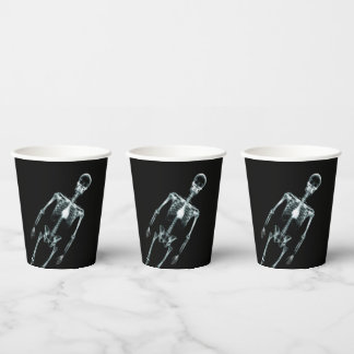 Gobelets En Papier Squelette X-Ray