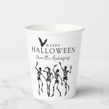 Squelettes de danse modernes Joyeux Halloween