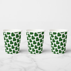 Gobelets En Papier St. Patrick's Day Emerald Heart