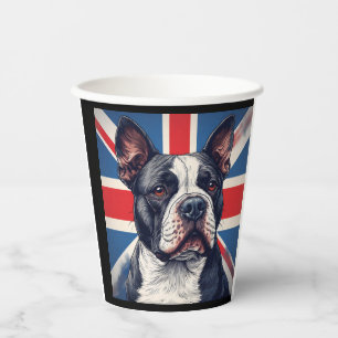Gobelets En Papier Staffordshire Bull Terrier Royaume-Uni