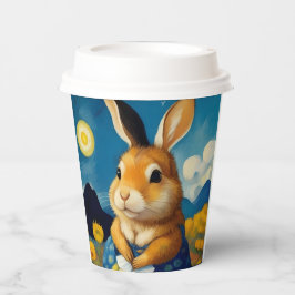 Gobelets En Papier Starry Spring Bunny Paper Cup
