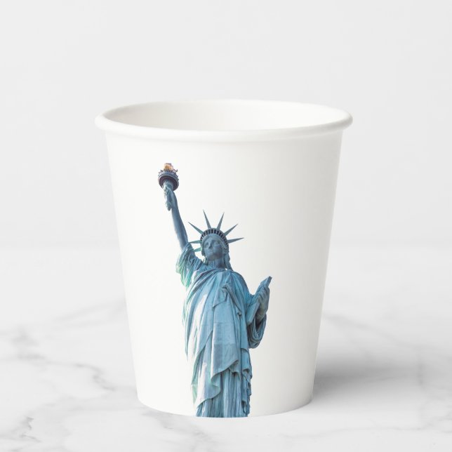 Gobelets En Papier Statue de la liberté (Recto)