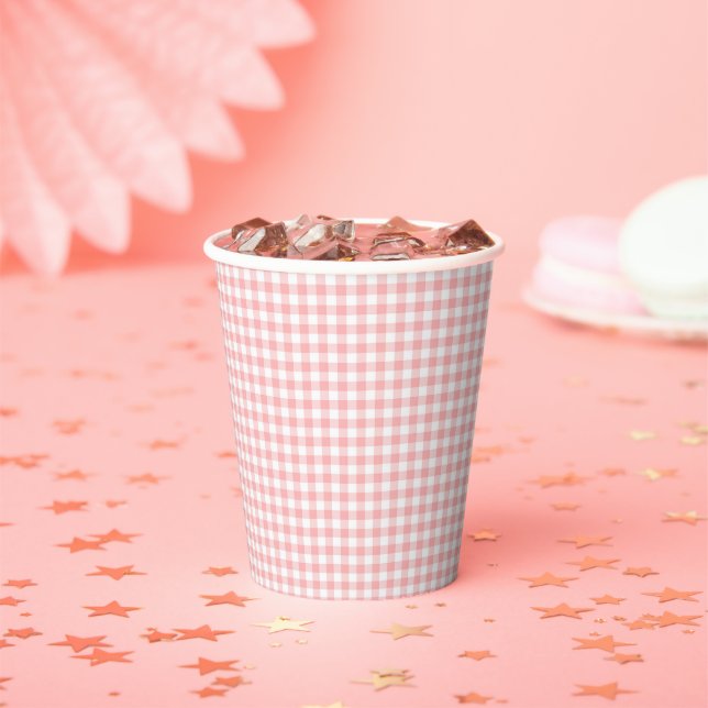 Gobelets En Papier Strawberry Pattern (Insitu)
